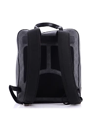 Pre-Owned Gucci Medium Angry Cat Web Backpack Gg Coated Canvas with Applique