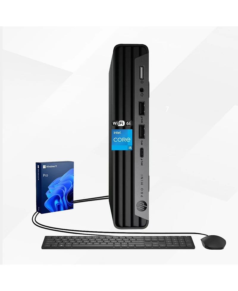Hp ProDesk 400 Mini Desktop Intel Core i5 16GB Ram Intel Uhd Graphics 512GB Ssd Storage Windows 11 Pro