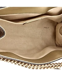 Pre-Owned Gucci Small Emily Chain Flap Shoulder Bag Guccissima Leather