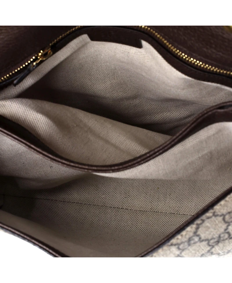 Pre-Owned Gucci Medium Blondie Nm Top Handle Bag Gg Coated Canvas