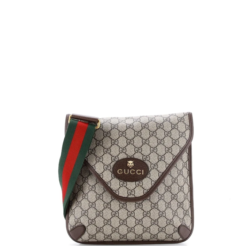 Pre-Owned Gucci Medium Neo Vintage Envelope Messenger Gg Coated Canvas