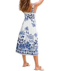 Cupshe Women's Malibu Sunset Tropical Maxi Beach Dress