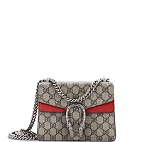 Pre-Owned Gucci Mini Dionysus Bag Gg Coated Canvas