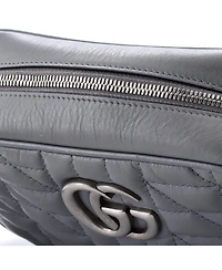 Pre-Owned Gucci Small Gg Marmont Shoulder Bag Mixed Matelasse Leather