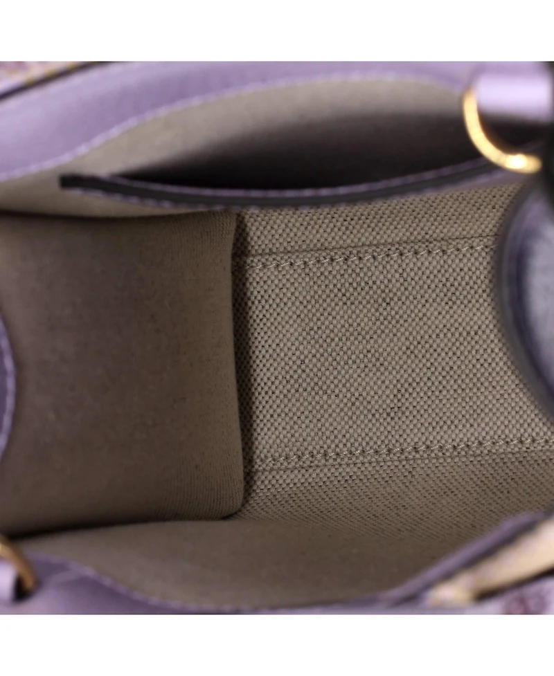 Pre-Owned Gucci Mini Vertical Tote Jumbo Gg Canvas