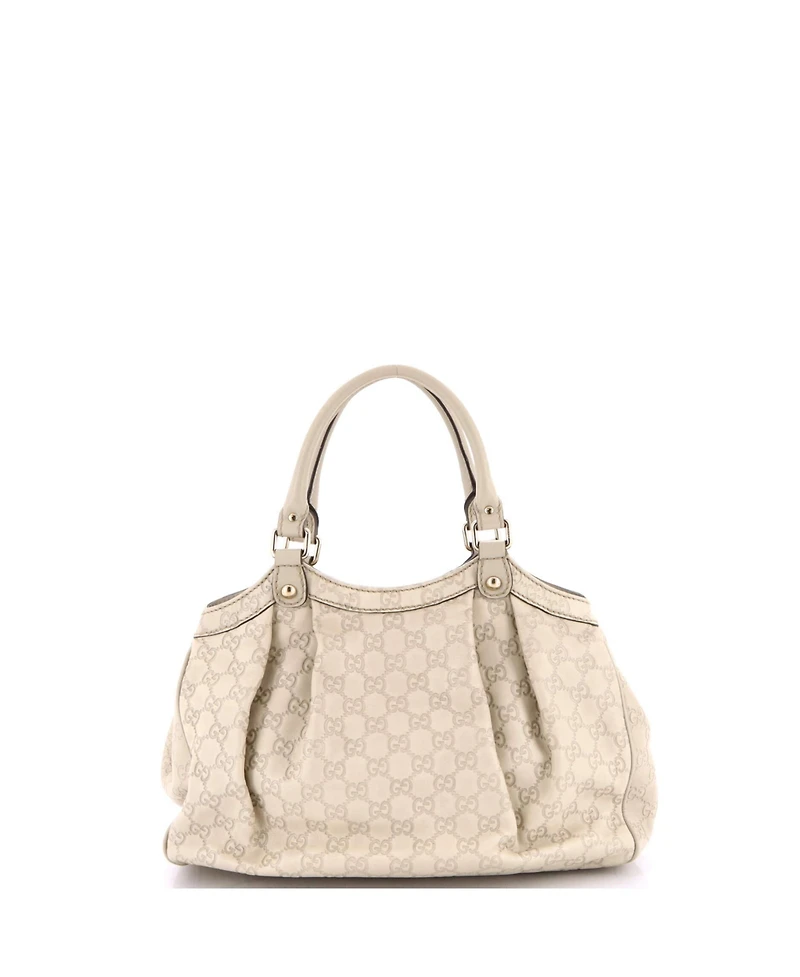 Pre-Owned Gucci Medium Sukey Tote Guccissima Leather