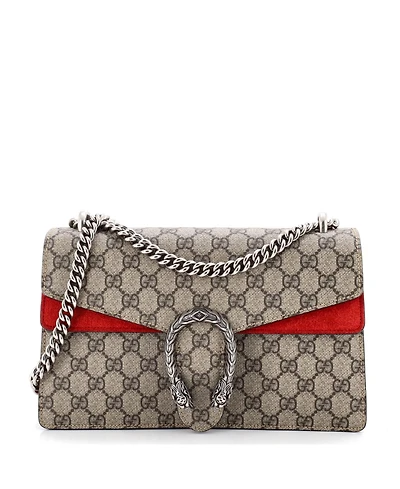 Pre-Owned Gucci Small Dionysus Bag Gg Coated Canvas