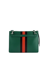 Pre-Owned Gucci Large Messenger Bag Snake Printed Leather