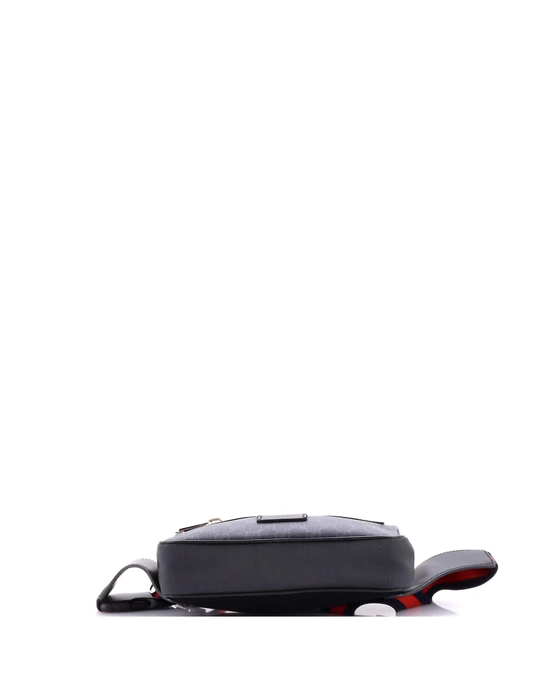 Pre-Owned Gucci Small Soft Zip Belt Bag Gg Coated Canvas