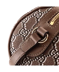 Pre-Owned Gucci Mini Cylindrical Shoulder Bag Gg Shadow Coated Canvas