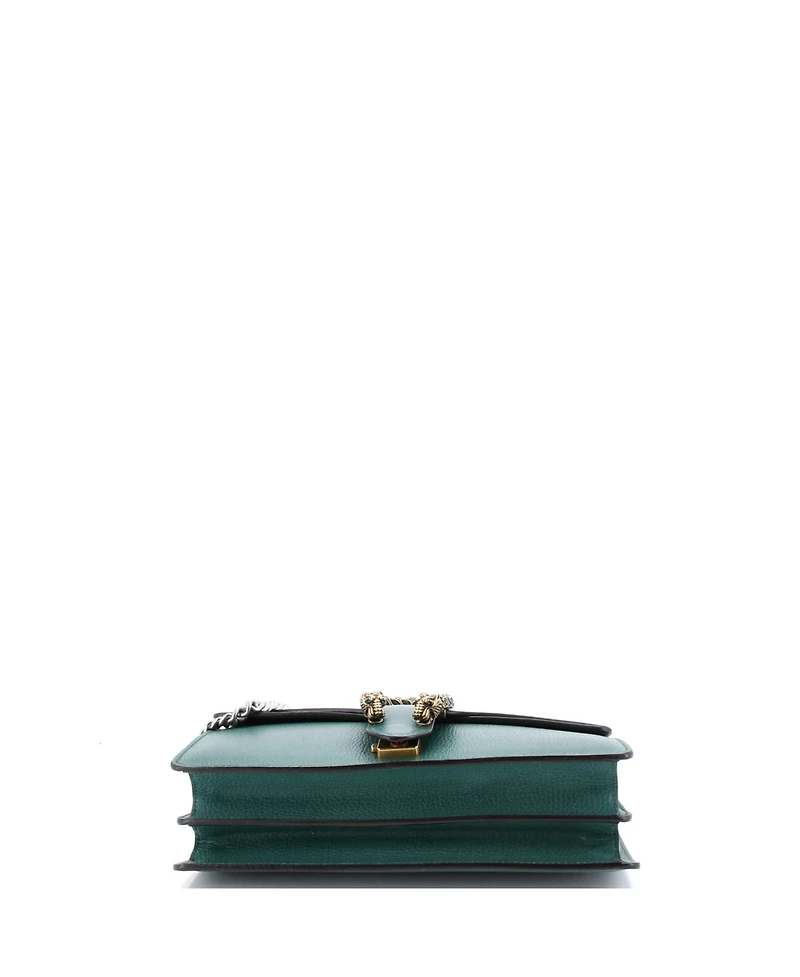 Pre-Owned Gucci Small Dionysus Top Handle Chain Bag Leather with Crystals