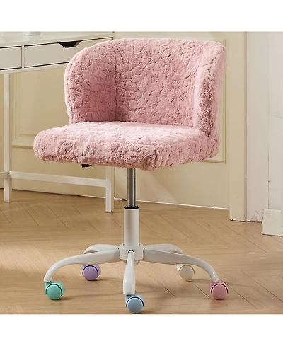 Rainsken Faux Fur Office Chair