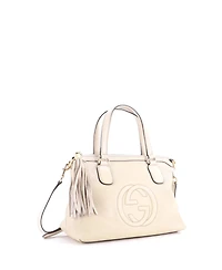 Pre-Owned Gucci Soho Convertible Soft Top Handle Bag Leather