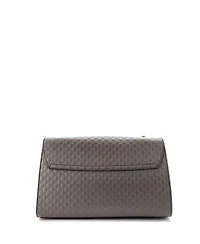Pre-Owned Gucci Medium Emily Chain Flap Bag Microguccissima Leather