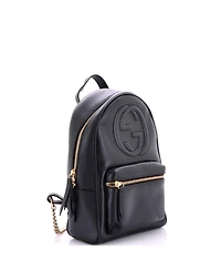 Pre-Owned Gucci Soho Chain Backpack Leather