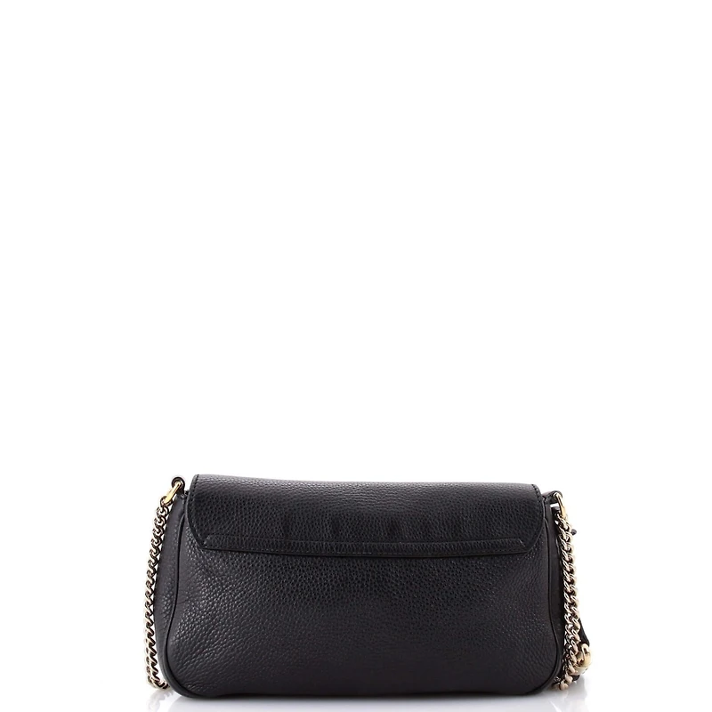 Pre-Owned Gucci Medium Soho Chain Crossbody Bag Leather