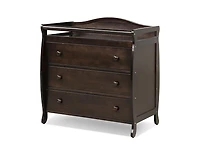 Sugift Baby Changing Table Infant Diaper with 3 Drawers and Safety Belt.