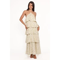 Petal and Pup Women's Darlia Halterneck Maxi Dress