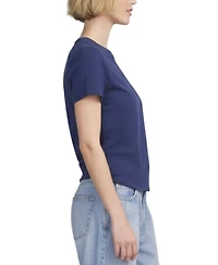 Elle Collection Women's Tee With Logo Applique