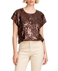 Elle Collection Women's Sequin Tee