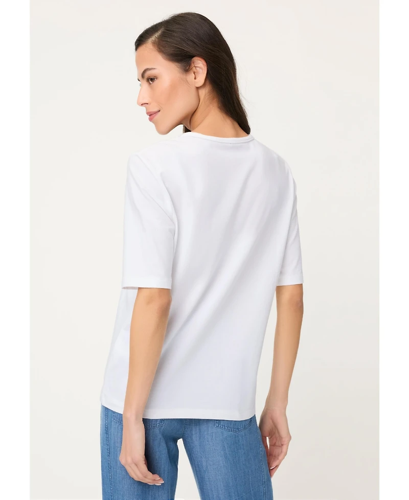 Olsen Women's Placement Print T-Shirt