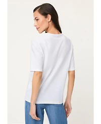 Olsen Women's Placement Print T-Shirt