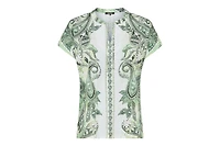 Olsen Women's Paisley Panneaux Print T-Shirt