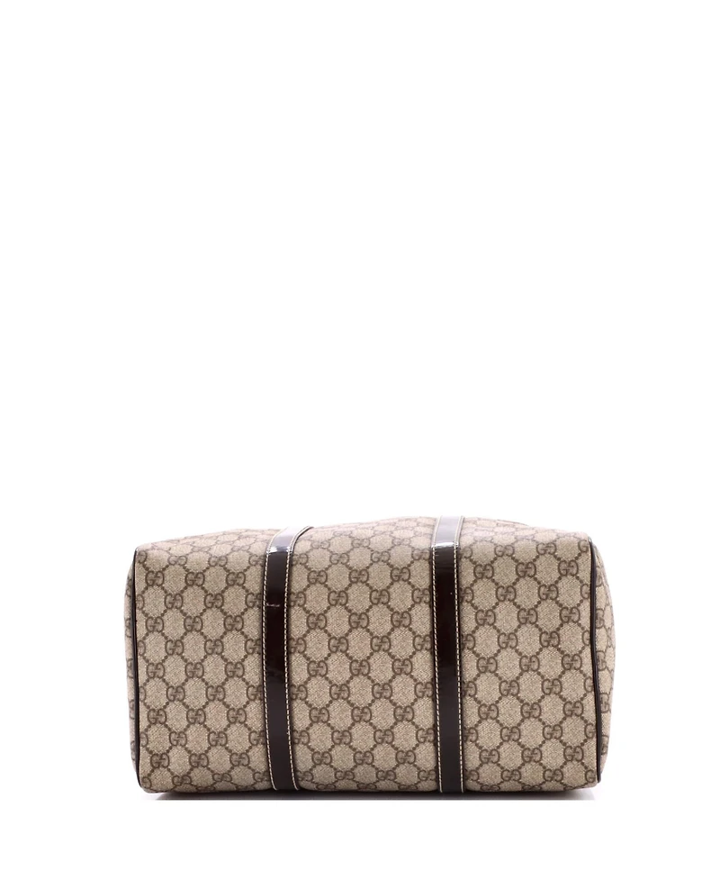 Pre-Owned Gucci Medium Joy Boston Bag Gg Coated Canvas