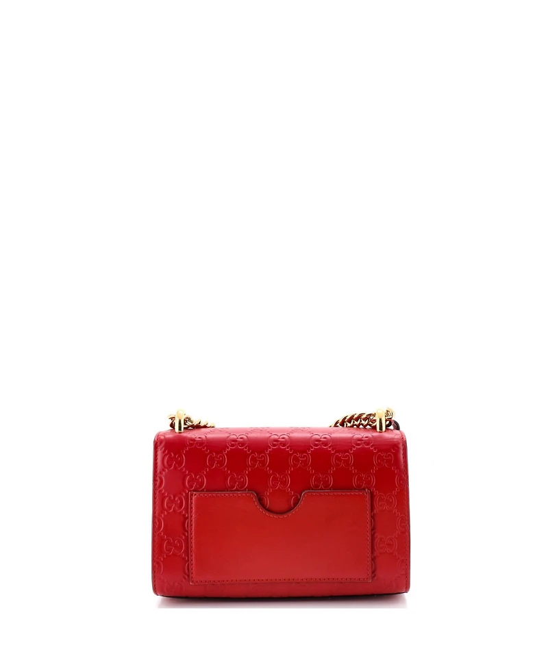 Pre-Owned Gucci Small Padlock Shoulder Bag Guccissima Leather