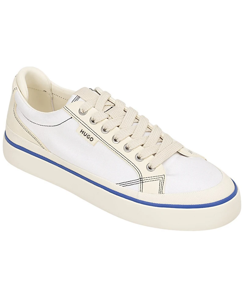 Hugo Boss Men's Logo Detail Round Toe Sneakers