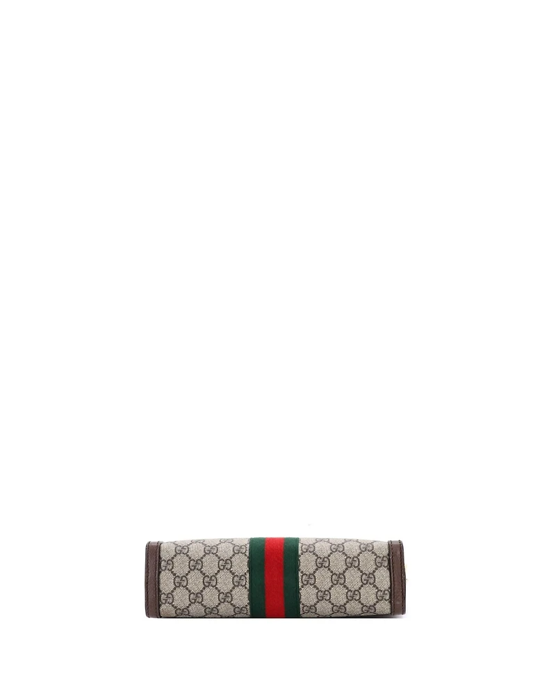 Pre-Owned Gucci Small Ophidia Chain Shoulder Bag Gg Coated Canvas