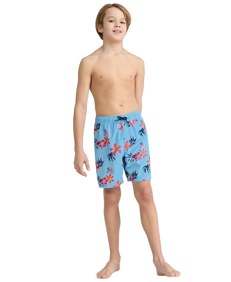 Hurley Boys' 8-18 Floral Pull-On Swim Trunks