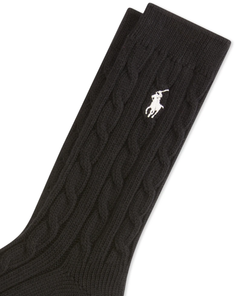 Polo Ralph Lauren Women's Cable-Knit Socks