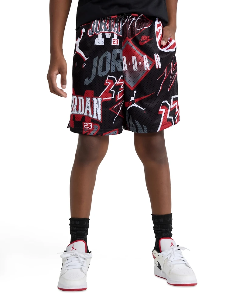 Jordan Boys' 8-18 Dynasty Printed Elastic Waist Shorts