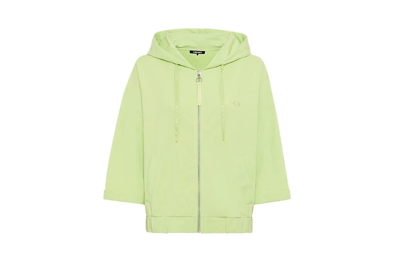 Olsen Women's Hooded Jersey Zip Jacket