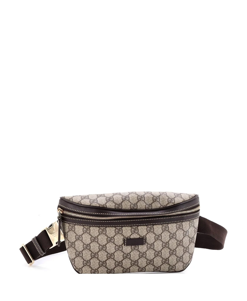 Pre-Owned Gucci Small Belt Bag Gg Coated Canvas with Leather