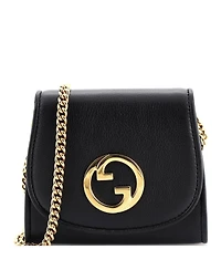 Pre-Owned Gucci Medium Blondie Nm Wallet on Chain Leather