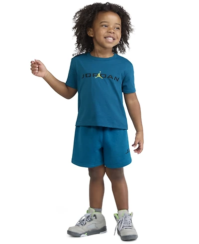 Jordan Boys' Toddler 2T-4T T-Shirt and Shorts, 2-Piece Set