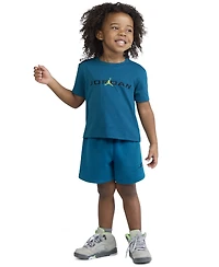 Jordan Boys' Toddler 2T-4T T-Shirt and Shorts, 2-Piece Set