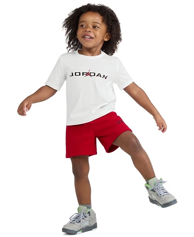 Jordan Boys' Toddler 2T-4T T-Shirt and Shorts, 2-Piece Set