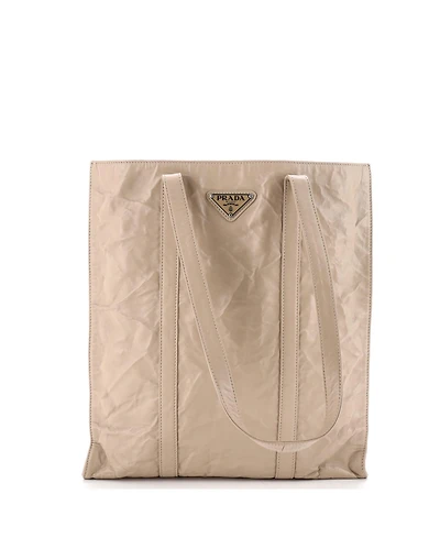 Pre-Owned Prada Medium Shopper Tote Nappa Antique