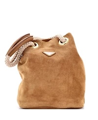 Pre-Owned Prada Medium Mariner Bucket Bag Suede