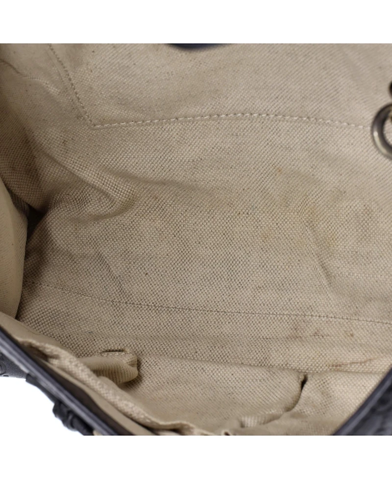 Pre-Owned Gucci Medium Emily Chain Flap Bag Guccissima Leather
