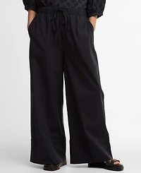 Barbour Women's Josie Wide-Leg Deep Cuff Trousers