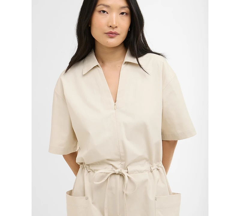 Barbour Women's Kirby Notched-Collar Playsuit