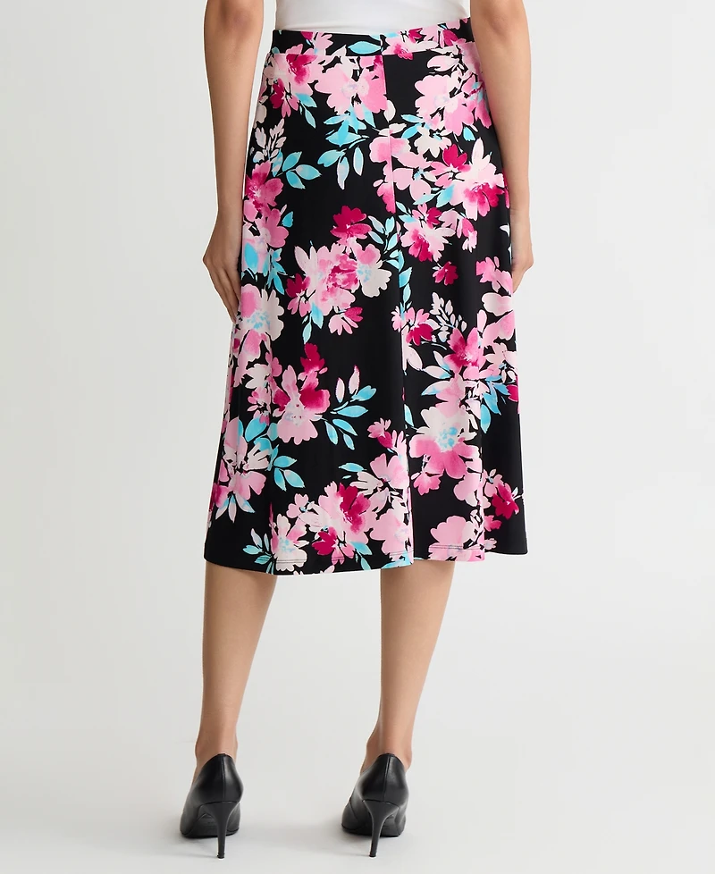 Kasper Women's Printed A-Line Skirt