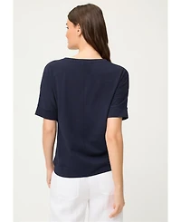 Olsen Women's Relaxed Solid T-Shirt
