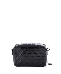 Pre-Owned Prada Brique Camera Crossbody Bag Embossed Leather