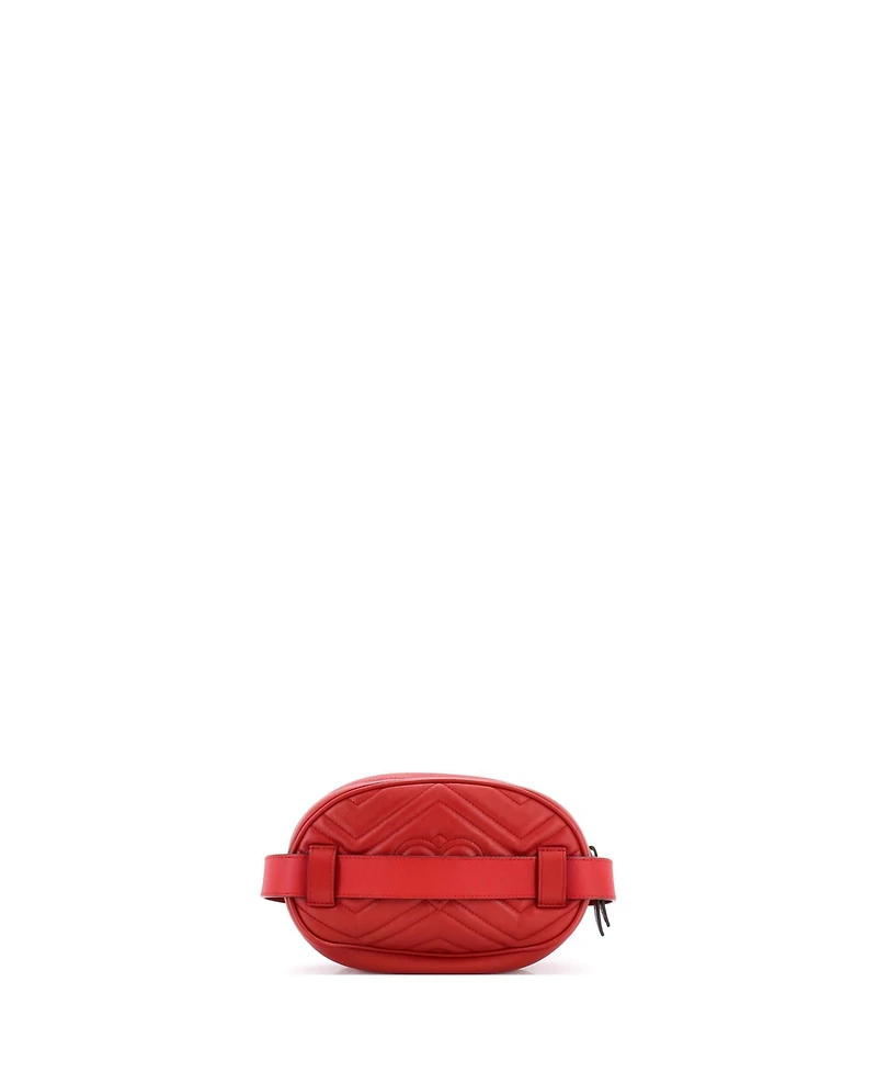 Pre-Owned Gucci Gg Marmont Belt Bag Matelasse Leather