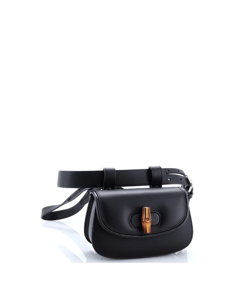 Pre-Owned Gucci Mini Bamboo 1947 Belt Bag Leather